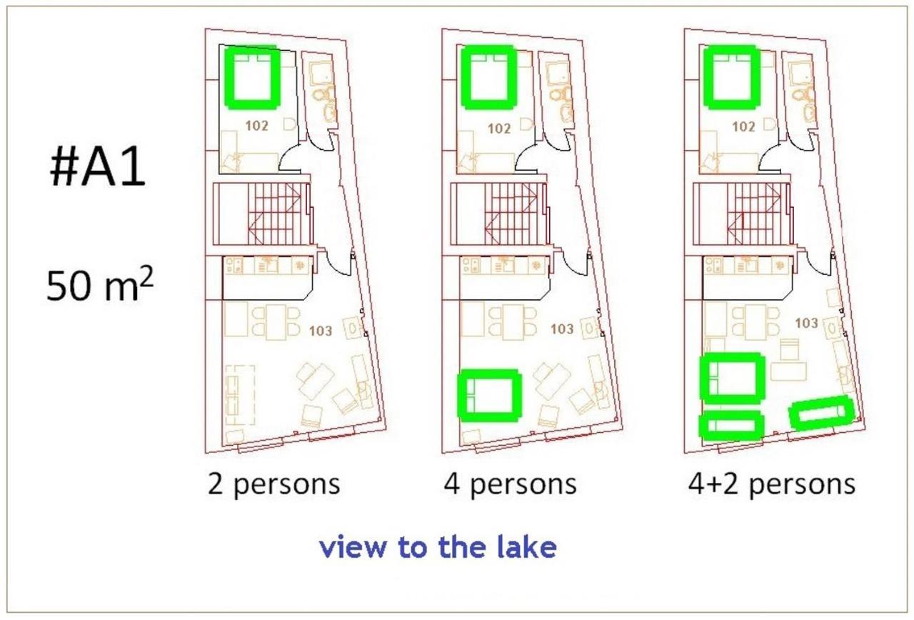 'By The Lake' Apartments Ohrid Luaran gambar